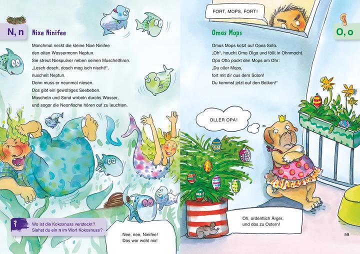 Actual product image Duden Leseprofi – Lustige Abc-Geschichten für Vorschule und Schulstart (German, Dorothea Tust, Dagmar Binder, 2021)