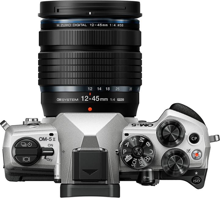 Produktbild OM System OM-5 Mark II 12-45mm PRO Kit SLV (12 - 45 mm, 20.40 Mpx, Micro Four Thirds)
