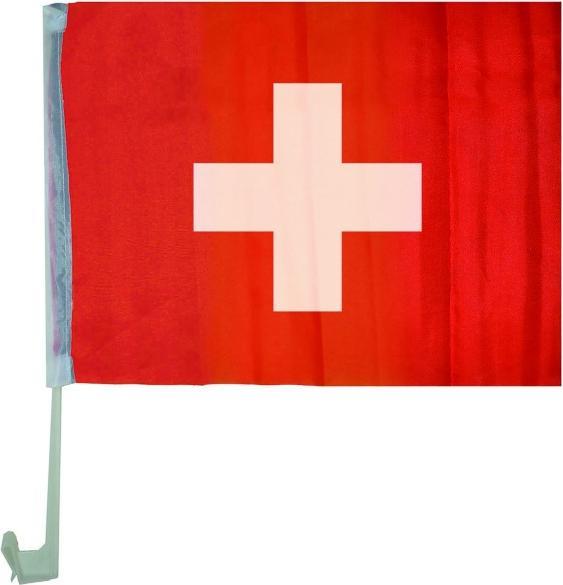 Produktbild Funny Fashion Autofahne Schweiz 45 x 30 cm