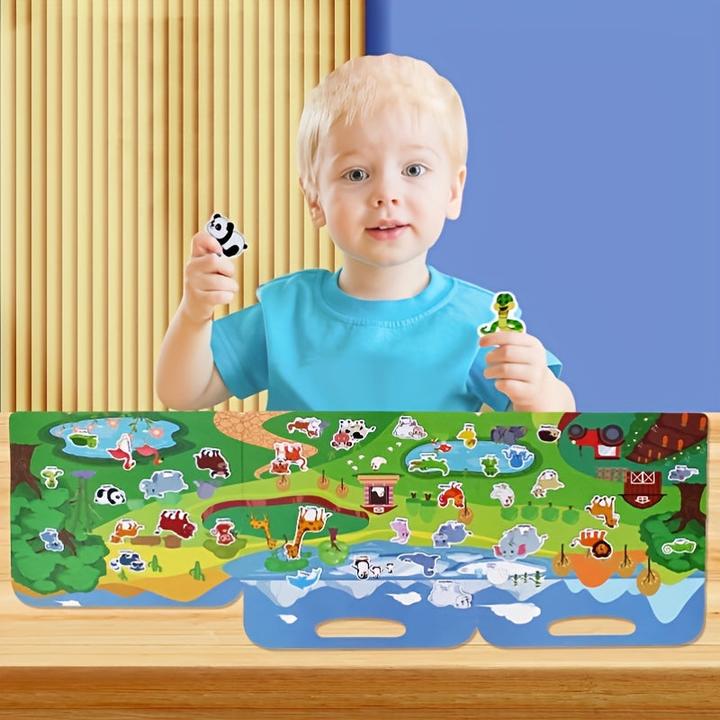 Actual product image Activity Board 1 Stück Wiederverwendbares Stickerbuch für Kinder im Vorschulalter