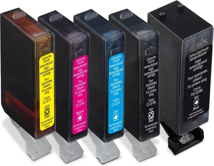 Image du produit Generic Ink Encre Canon PGI-520 Multipack (M, C, Y, CF)