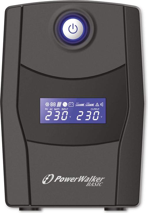 Powerwalker USV VI 600 STL Schuko Line Interact (600 VA, 360 W, Line-Interaktiv USV)