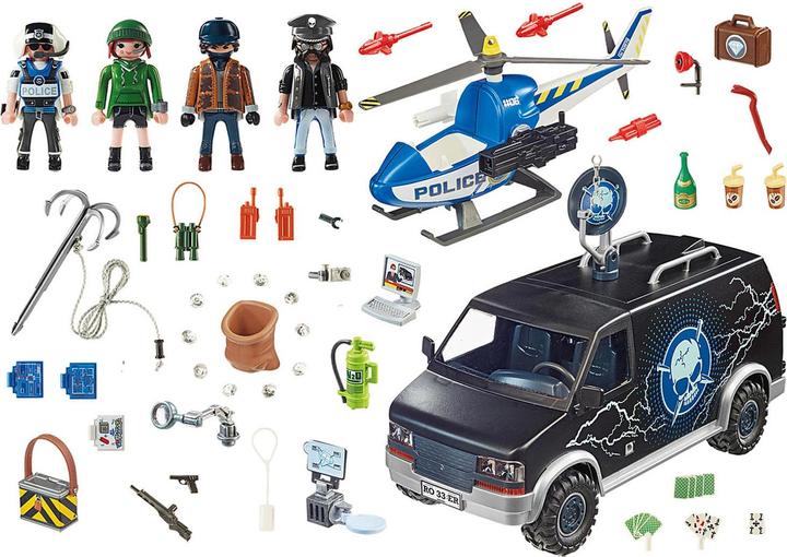 Actual product image Playmobil 70575 Police helicopter chase (70575, Playmobil City Life)