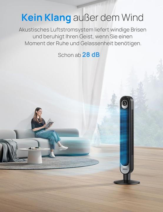 Image du produit Dreo Cruiser Pro T1 - Turmventilator (28 dB)