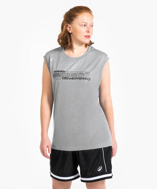 Actual product image Kipsta Damen/Herren Basketball Trikot ärmellos - Fast 500 grau (XXL)