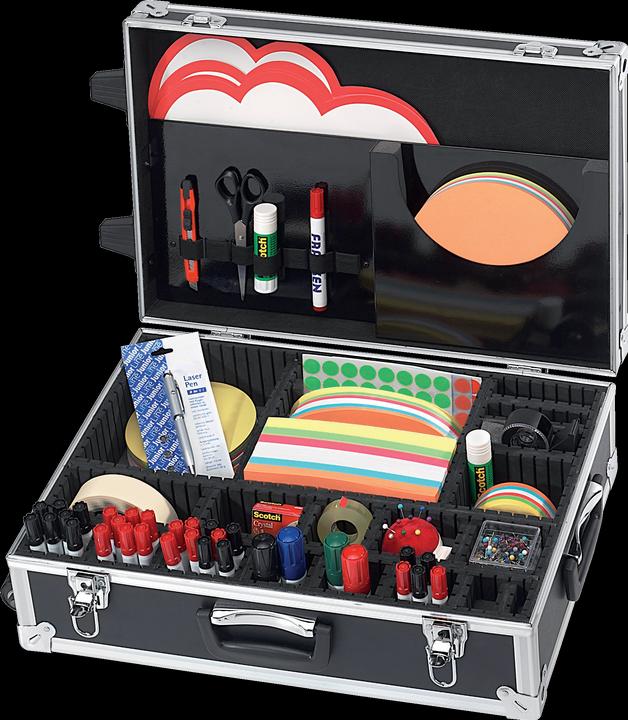 Immagine prodotto Franken Presentazione valigetta TRAINER/ 36x54x18 cm nero/argento