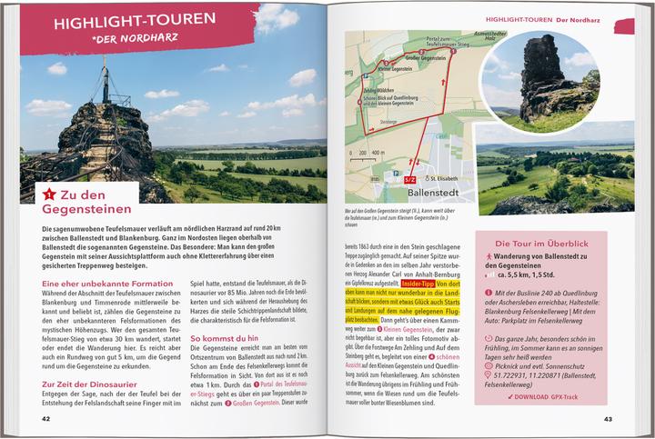 Produktbild OUTDOOR GUIDE Reiseführer Harz (Deutsch, Jana Zieseniss, 2025)