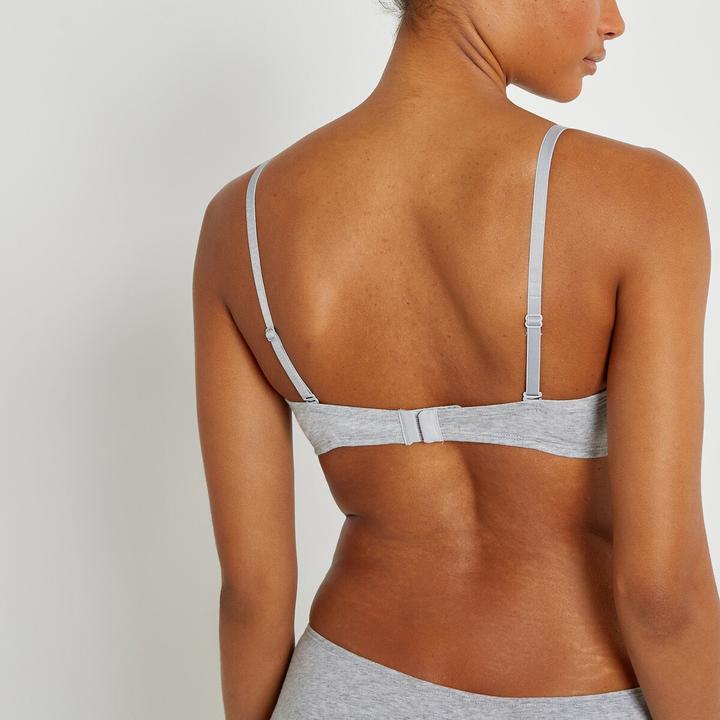 Produktbild La Redoute Collections Unifarbener Triangel-BH Cottone (65 B)