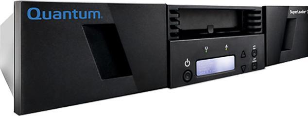 Actual product image Quantum SuperLoader 3 one LTO8HH tape drive Model C 16 slots 6Gb/s SAS rackmount barcode reader EMEA (LTO, 192000 GB)