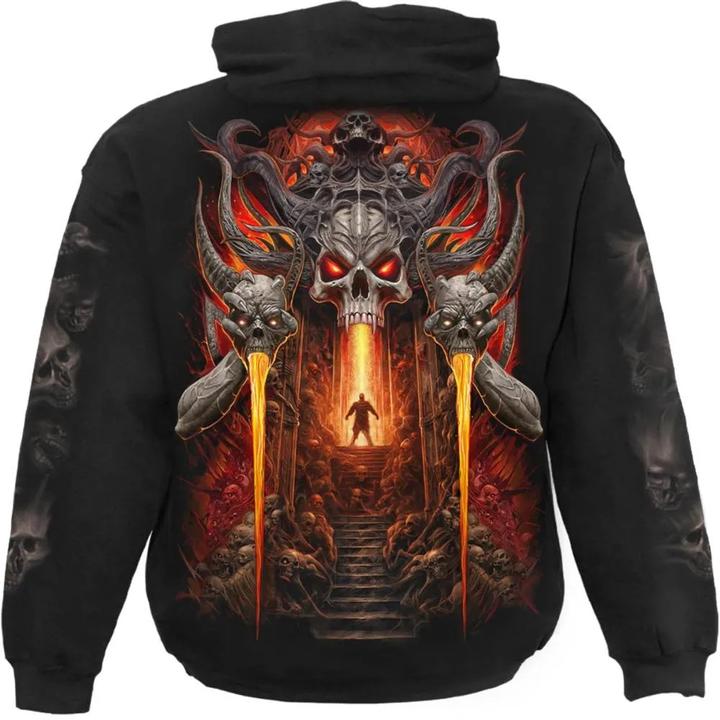 Actual product image Spiral Unisex Adult Gates Of Hell Hoodie (L)