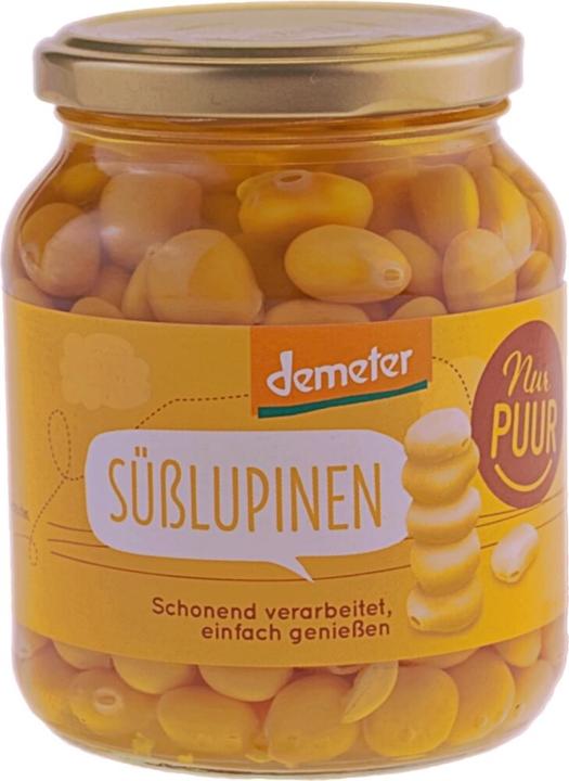 Produktbild Nur PUUR Süsslupinen im Glas Demeter (340 g)