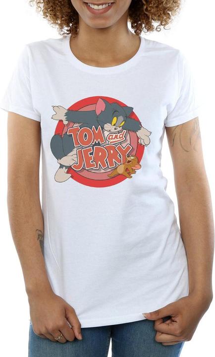Actual product image Tom & Jerry Womens/Ladies Catch Cotton T-Shirt (S)