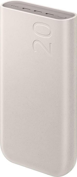 Immagine prodotto Samsung Powerbank EB-P4520XUEGWW 20000 mAh 3x USB-C 45W SFC - beige (20000 mAh, 45 W, 74 Wh)