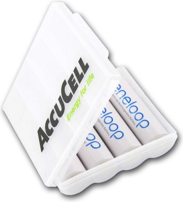 Actual product image AccuCell Technoline BC 700 battery charger black with 4x eneloop HR-4UTG and AkkuBox AAA (AAA, Battery + charger)