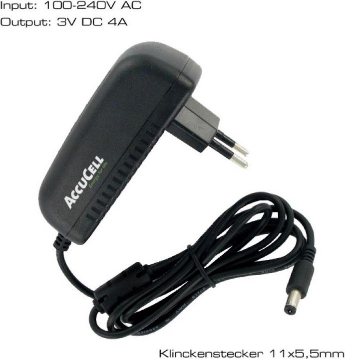 Actual product image AccuCell Technoline BC 700 battery charger black with 4x eneloop HR-4UTG and AkkuBox AAA (AAA, Battery + charger)