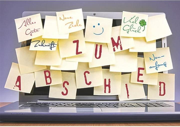 Cart Abschiedskarte Alles Gute (1 Stk.)