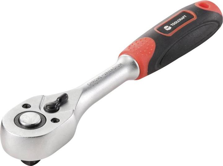 Toolcraft TO-7726191 Cliquet réversible 1/4" (6,3 mm) 138 mm (1/4")