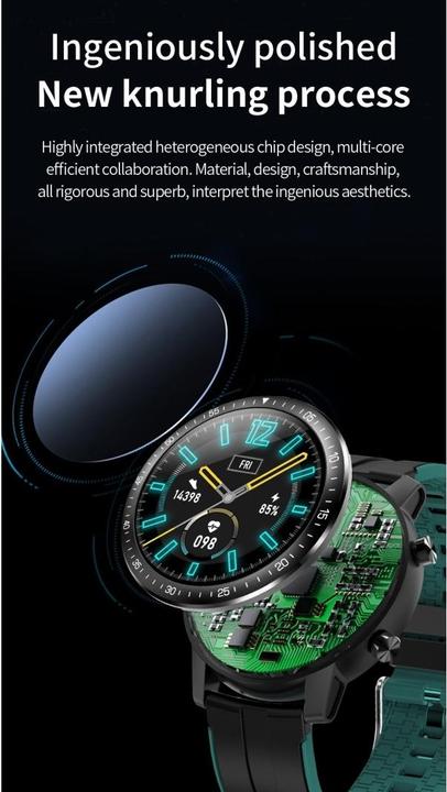 Actual product image Senbono SMARTWATCH SPORTS WATCH BLACK S30 1.3 inch 240x240 - WATERPROOF IP68 + SPORT AND COMMUNICATO