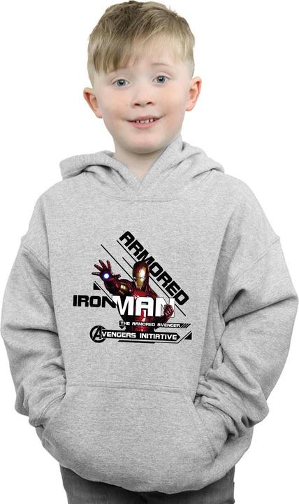 Immagine prodotto Avengers Iron Man Armoured Avenger Felpa con Cappuccio Ragazzi (116)
