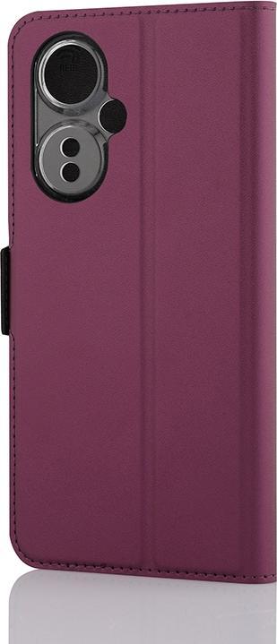 Actual product image Wave BookCase -suojakotelo, OnePlus Nord CE 3 Lite, Smoky Sangria (Oppo Find X3 Lite 5G)