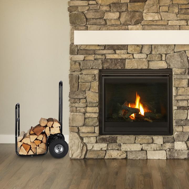 Actual product image Relaxdays firewood trolley (53 x 69 x 107 cm)
