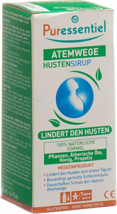 Actual product image Puressentiel Syrup respiratory cough 125 ml (1 Piece)