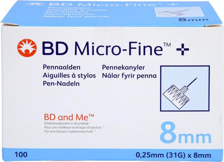 Produktbild BD MICRO FINE+8 Nadeln 110x0,25x8mm, 110 St KAN
