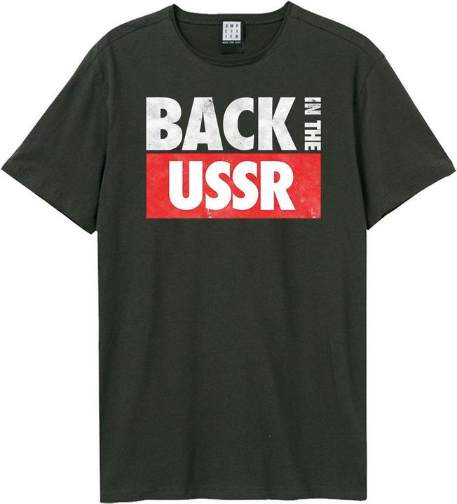 Actual product image Amplified Unisex Adult Back In The Ussr The Beatles T-Shirt (XS)