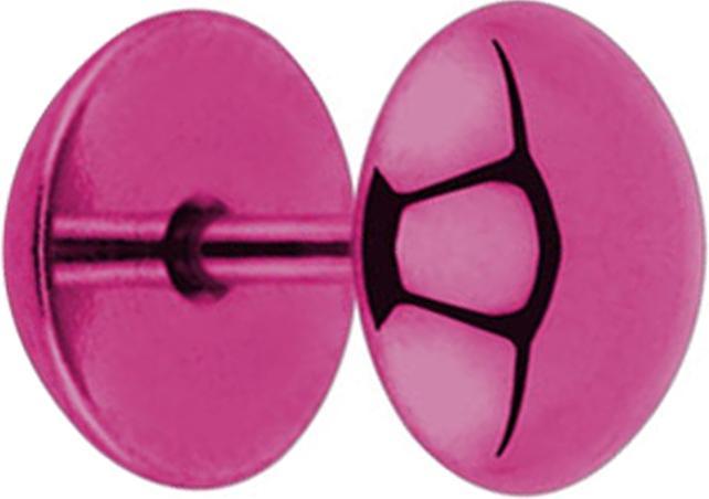Star Piercing Fake Plug Halbkugel violett (ohne Messing, Chirurgenstahl 316L)