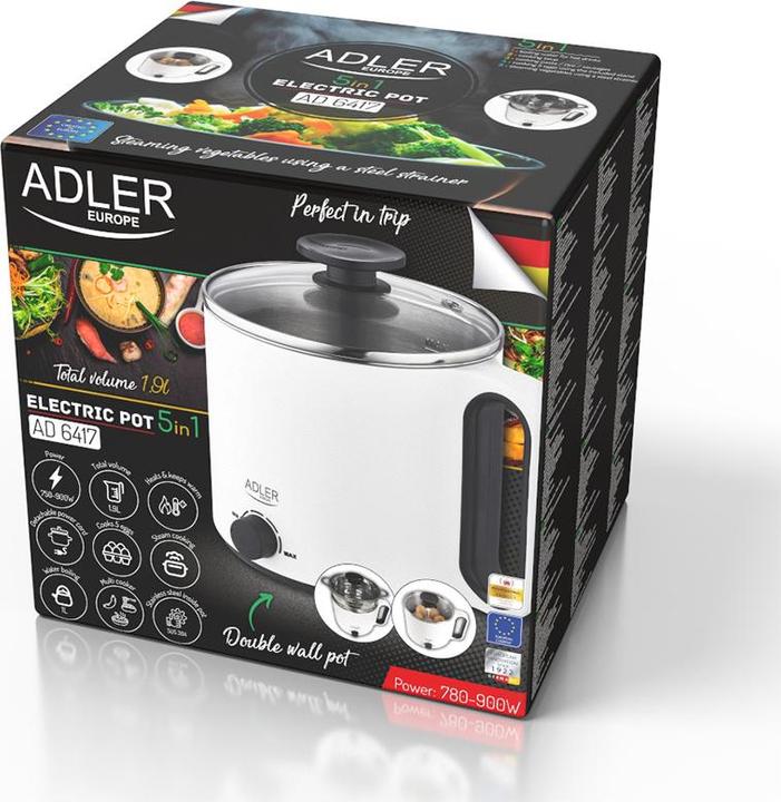 Produktbild Adler AD 6417 Electric pot 5in1, White