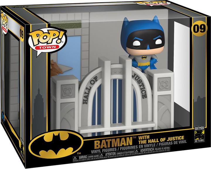 Actual product image Funko POP! - Batman 80th: Batman & Hall of Justice