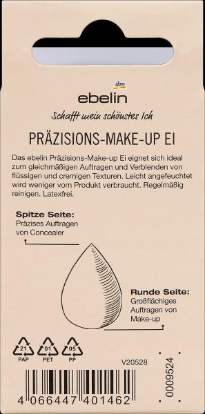 Actual product image dm ebelin Make-up egg for blending & application