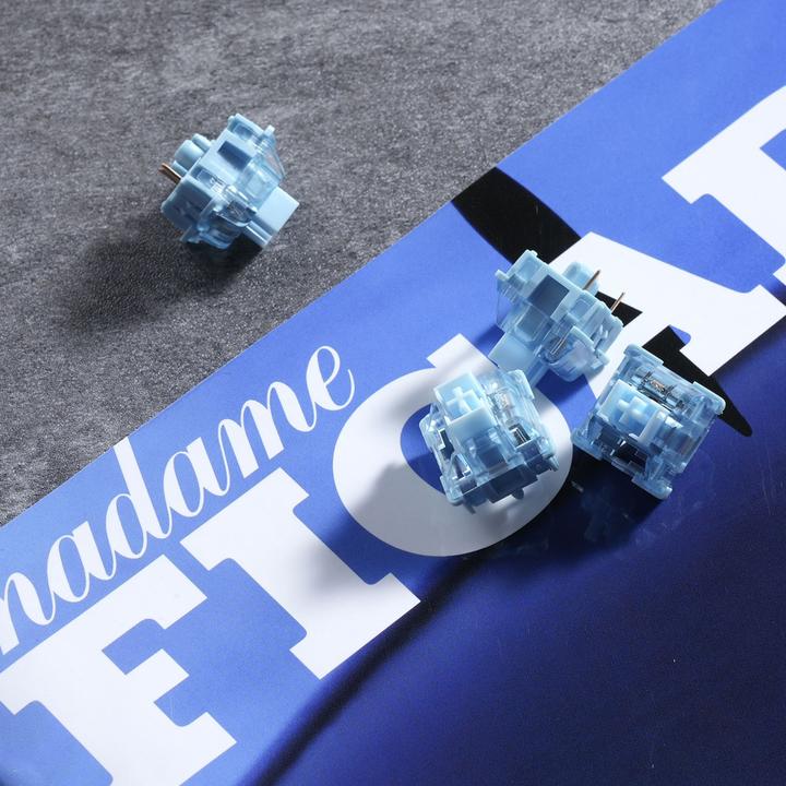 Actual product image Akko V3 Pro Cream Blue Switches