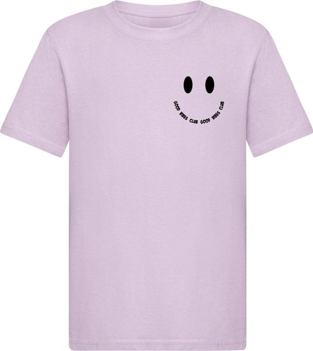 Actual product image Merchcode Kids Good Vibes Club Front for Light - Basic Tee - 184965 (158)
