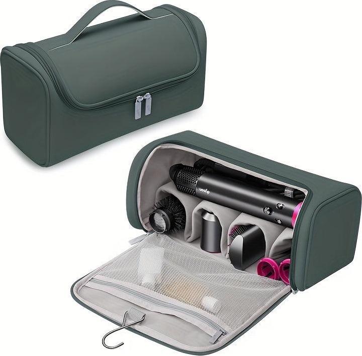 Only-Bags.Store PU-Leder-Reise-Organizer für Dyson Airwrap Styler, Haarwerkzeuge und Zubehör - kompatibel mit