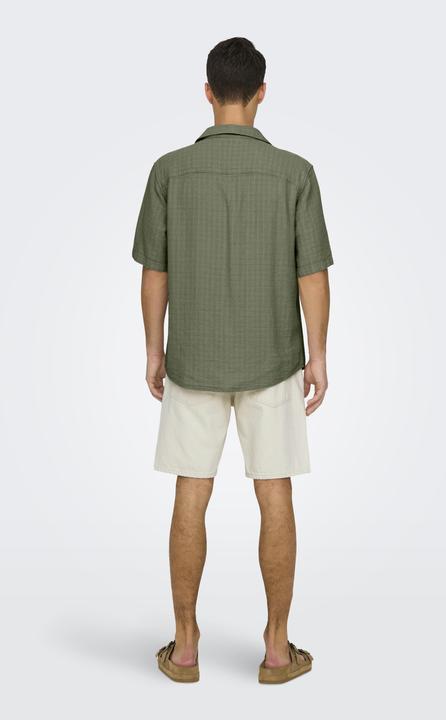 Produktbild Only & Sons Onslatham Rlxss Resort Linen Struc 0257 (L)