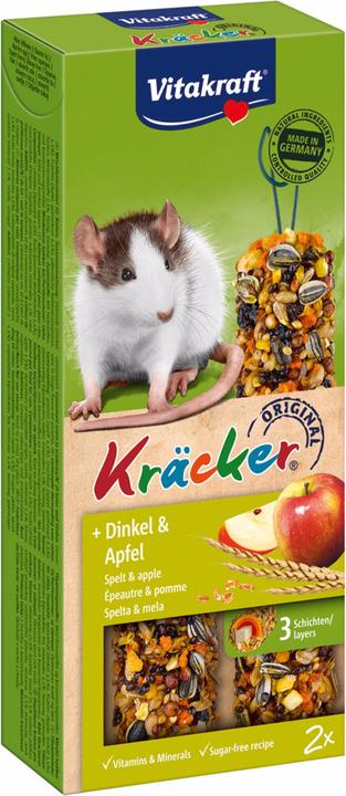 Produktbild Vitakraft Kräcker Corn and Fruit Ratte 2 Stück (0.11 kg, 1 x)