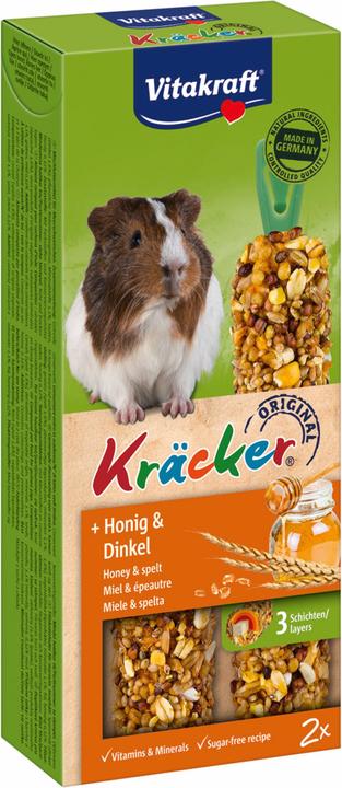 Actual product image Vitakraft Crackers +Honey 2s guinea pig (0.11 kg, 1 x)