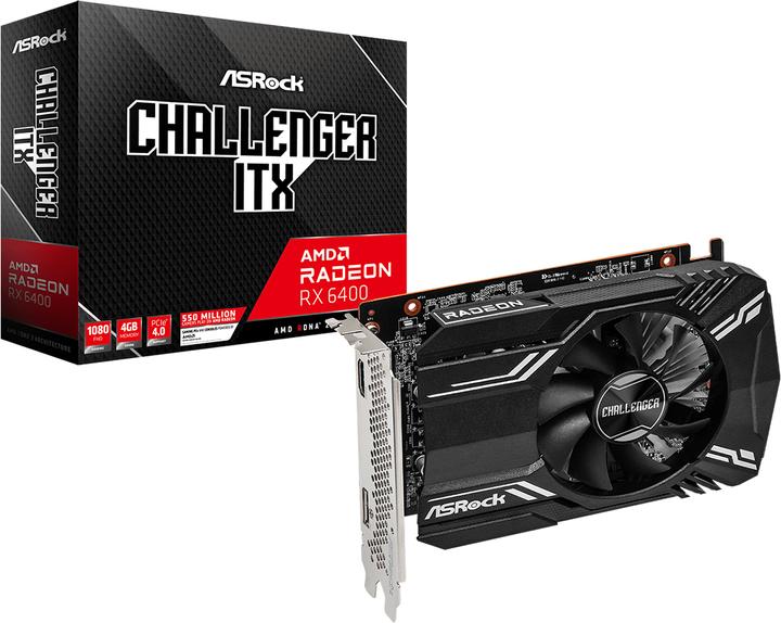 Actual product image AsRock RX6400 CLI (4 GB)