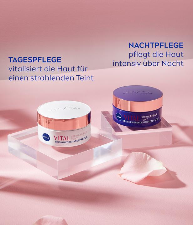 Produktbild NIVEA Vital Anti-Age Tagespflege strahlender Teint Topf 50 ml (50 ml, Tagescreme)