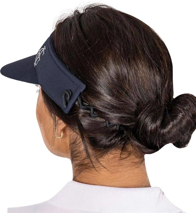 Actual product image Island Green Womens/Ladies Diamante Logo Golf Sun Visor (One size)
