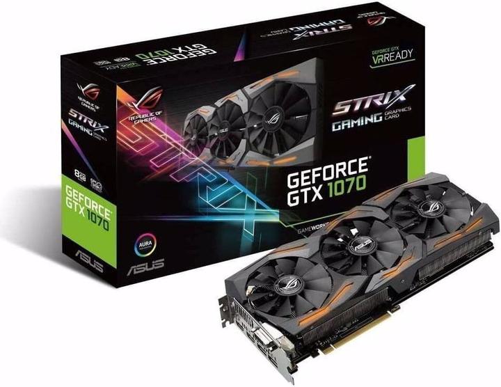 Image du produit ASUS ROG STRIX GeForce GTX1070 8G GAMING (8 Go)