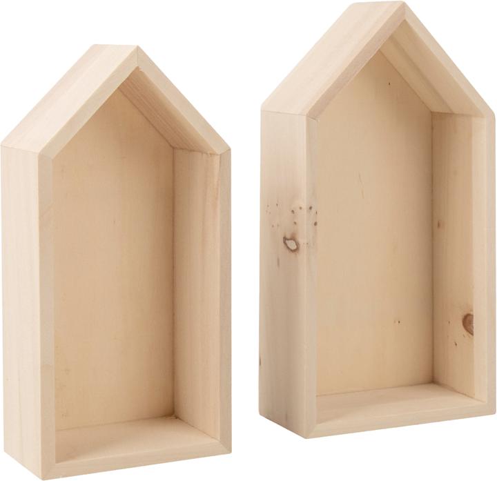 Actual product image Rayher Wood Frame Houses, FSC Mix Credit