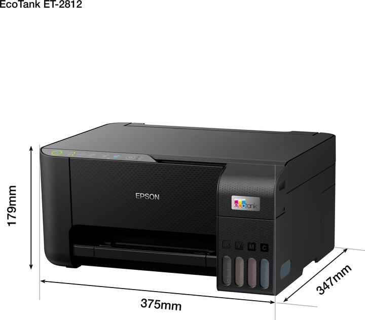 Actual product image Epson ET-2812 EcoTank (Ink tank, Colour)