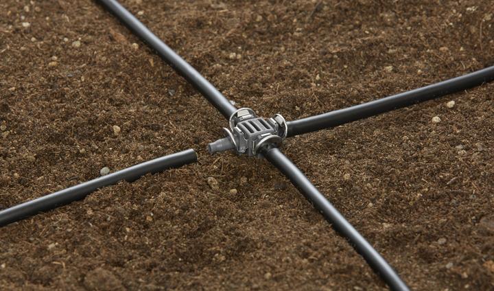 Actual product image Gardena Crosspiece (3/16") (Drip irrigation connector + branch)