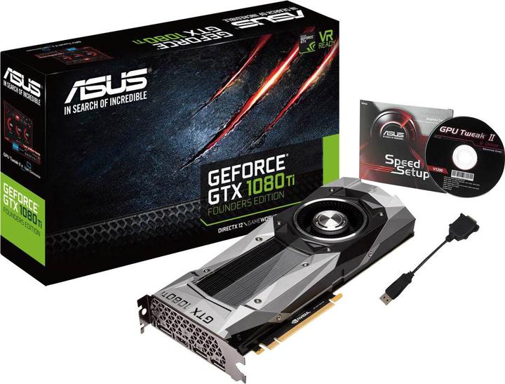Produktbild ASUS GeForce GTX 1080 Ti FUONDERS EDITION (11 GB)