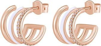 Rosato Gaia RZGA26 Sterling Silver Triple Hoop Earrings