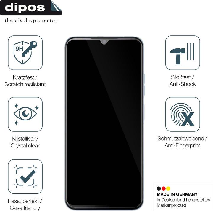 Image du produit Dipos Film de Protection d’écran Anti-Shock (2 pièce(s), Tecno Nova 6 Pro)