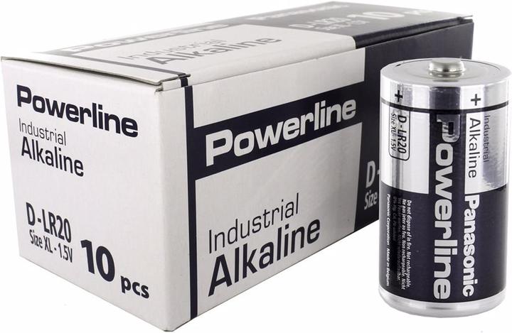 Actual product image Panasonic Powerline Industrial Alkaline (10 pcs., D)