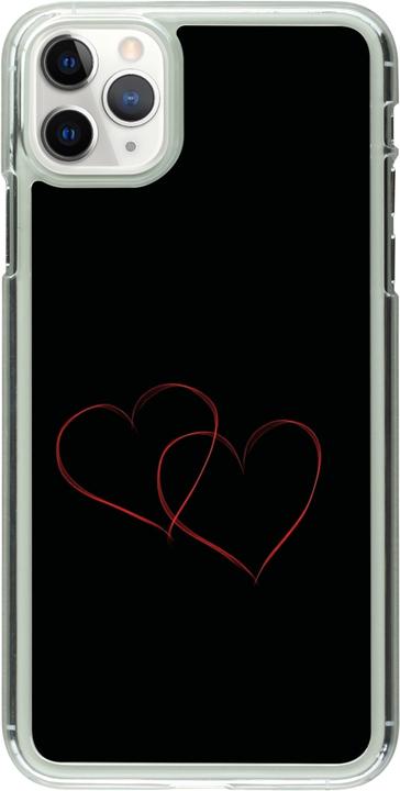 Actual product image PhoneLook Cover transparent Valentine 2023 attached heart (Apple iPhone 11 Pro Max)